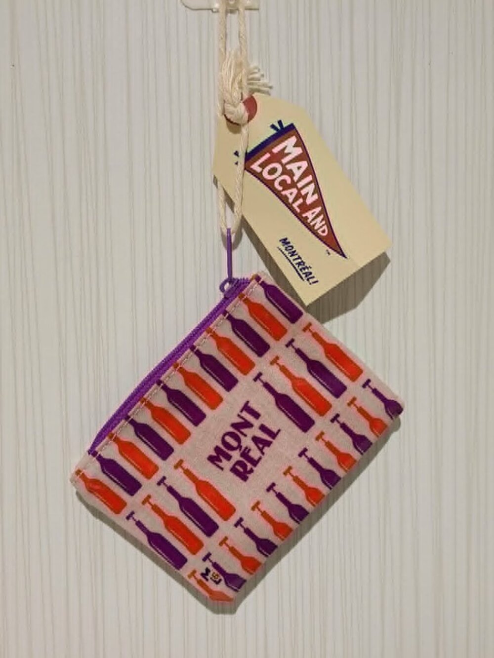 Mont Real Montreal Wine Bottle & Corkscrew Coin Purse